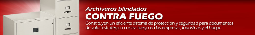 Archiveros Blindados Contra Fuego - Constituyen un eficiente sistema de protección y seguridad...