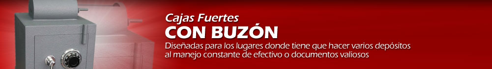 Cajas Fuertes con Buzón o Rotary - Diseñadas para los lugares donde tienen un manejo constante de efectivo